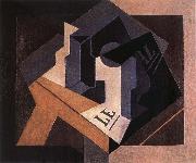 Juan Gris, Fruit dish and bottle